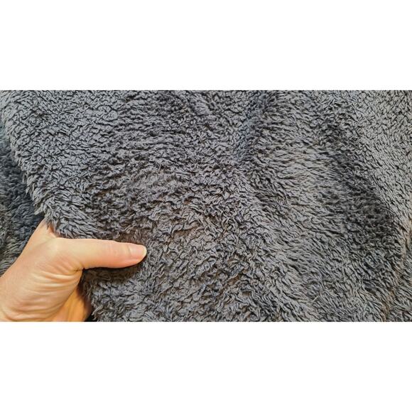 Patagonia Los Gatos Jacket M Cozy Soft Quarter Zip Fleece Pullover Smolder Blue - Picture 3 of 9